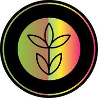 Farm Growth Glyph Due Color Icon Design vector