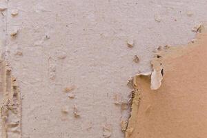 Texture of Torn Cardboard, Abstract Background. photo