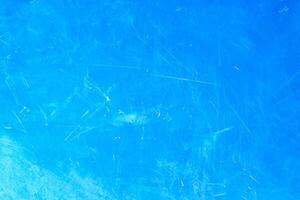 Abstract Blue Metal Texture, Industrial Surface Close Up. photo