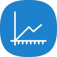 Line Circle Multi Circle Chart Glyph Curve Icon Design vector