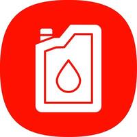 Oil Change Glyph Curve Icon Design vector