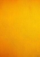 Vibrant Yellow Wall Background. photo