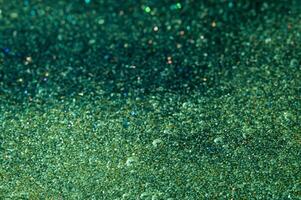 Aquamarine Dreams, Captivating Water Droplets in Blur. photo