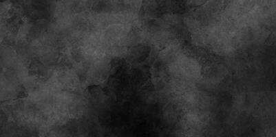 Abstract Black Texture, Dark Concrete Floor and Grunge Black Walls. photo