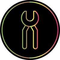 Pincers Line Gradient Due Color Icon Design vector