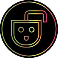 Wall Socket Line Gradient Due Color Icon Design vector