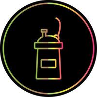 Protein Shake Line Gradient Due Color Icon Design vector