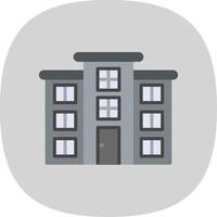 Flat Flat Curve Icon Design vector