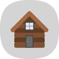 Store Flat Curve Icon Design vector