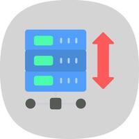 Expand Arrows Flat Curve Icon Design vector