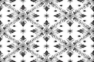 black and white seamless pattern image for background or texture, EPS 10 vector