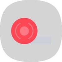 Adhesive Tape Flat Curve Icon Design vector