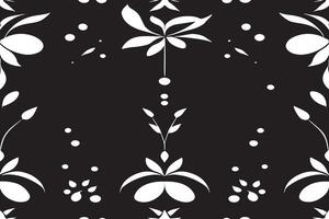 black and white image of seamless pattern for background or texture vector