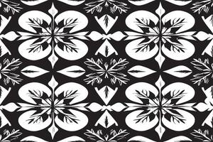 black and white seamless pattern image for background or texture, EPS 10 vector