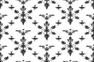 black and white seamless pattern image for background or texture, EPS 10 vector