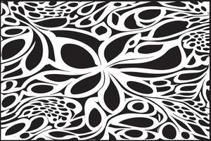 irregular pattern black texture on pure white isolated background for background or texture vector