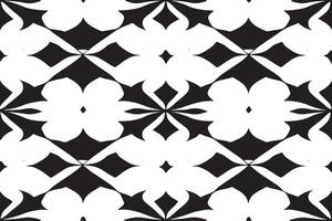 black and white image of seamless pattern for background or texture vector