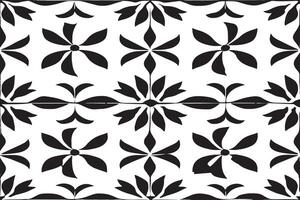 black and white image of seamless pattern for background or texture vector