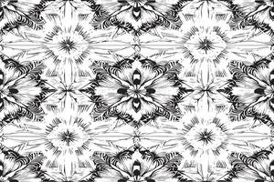 black and white seamless pattern image for background or texture, EPS 10 vector