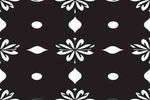 black and white image of seamless pattern for background or texture vector