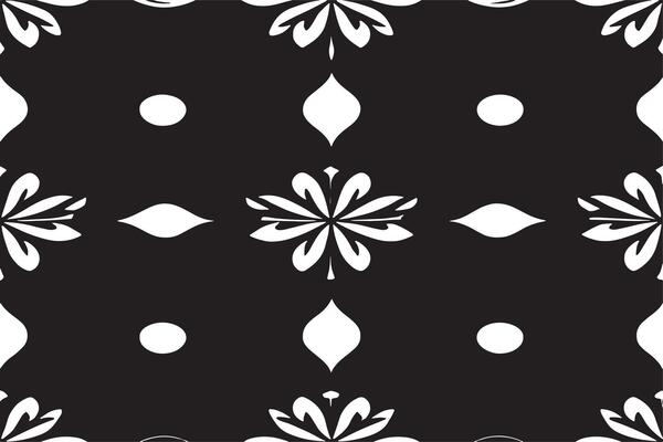 black and white image of seamless pattern for background or texture