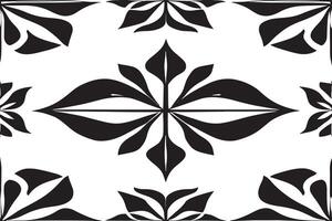 black and white seamless pattern image for background or texture, EPS 10 vector