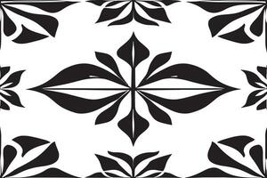 black and white seamless pattern image for background or texture, EPS 10 vector