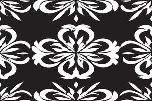 black and white seamless pattern image for background or texture, EPS 10 vector