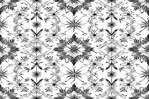 black and white seamless pattern image for background or texture, EPS 10 vector