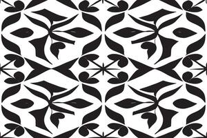 black and white image of seamless pattern for background or texture vector