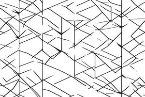 Geometric Pattern in Black and White, A Repeating Motif of Hexagons and Triangles Creating a Sense of Movement vector