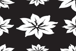 black and white image of seamless pattern for background or texture vector