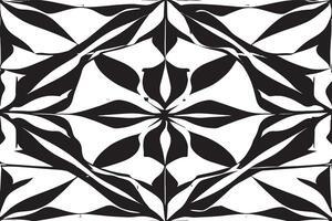 seamless black pattern on white background image for background or texture vector