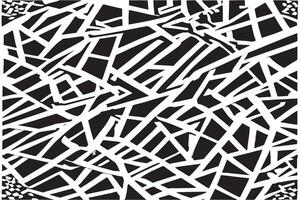 irregular pattern black texture on pure white isolated background for background or texture vector