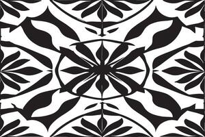 black and white seamless pattern image for background or texture, EPS 10 vector