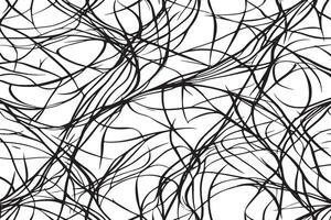 Black and White Pattern with Branches or Bold strokes lines vector