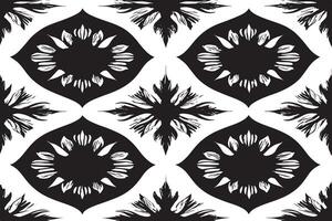 seamless black pattern on white background image for background or texture vector