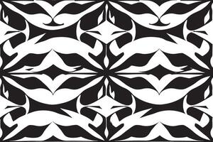 seamless black pattern on white background image for background or texture vector