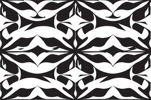 seamless black pattern on white background image for background or texture vector