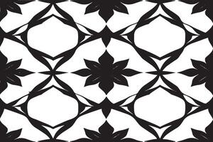 seamless black pattern on white background image for background or texture vector