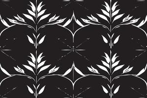 black and white seamless pattern image for background or texture, EPS 10 vector