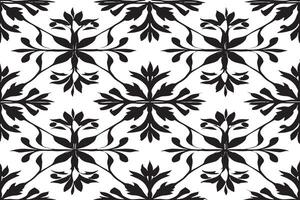 black and white seamless pattern image for background or texture, EPS 10 vector