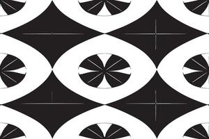 black and white seamless pattern image for background or texture, EPS 10 vector