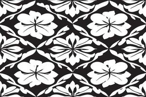 black and white seamless pattern image for background or texture, EPS 10 vector