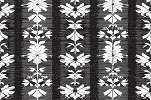 black and white seamless pattern image for background or texture, EPS 10 vector