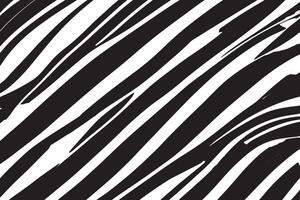 High-Resolution Black and White Zebra Stripe Pattern Illustration Background Texture vector