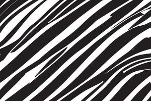 High-Resolution Black and White Zebra Stripe Pattern Illustration Background Texture vector