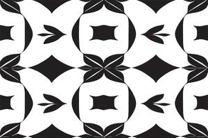 seamless black pattern on white background image for background or texture vector