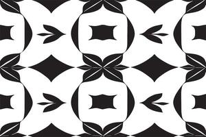 seamless black pattern on white background image for background or texture vector