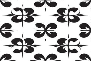 black and white image of seamless pattern for background or texture vector